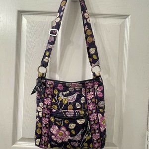 Retired Vera Bradley Floral Nightingale Crossbody